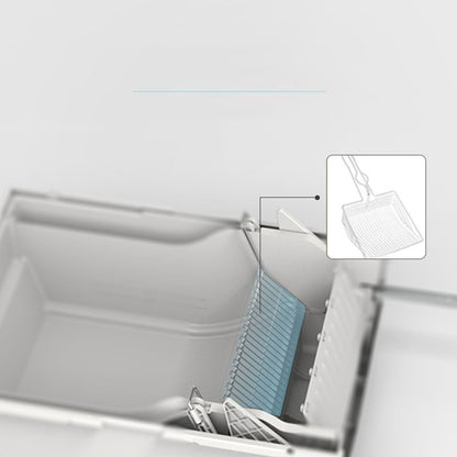 Semi-Automatic Deodorizing Cat Litter Box Easy Waste Disposal