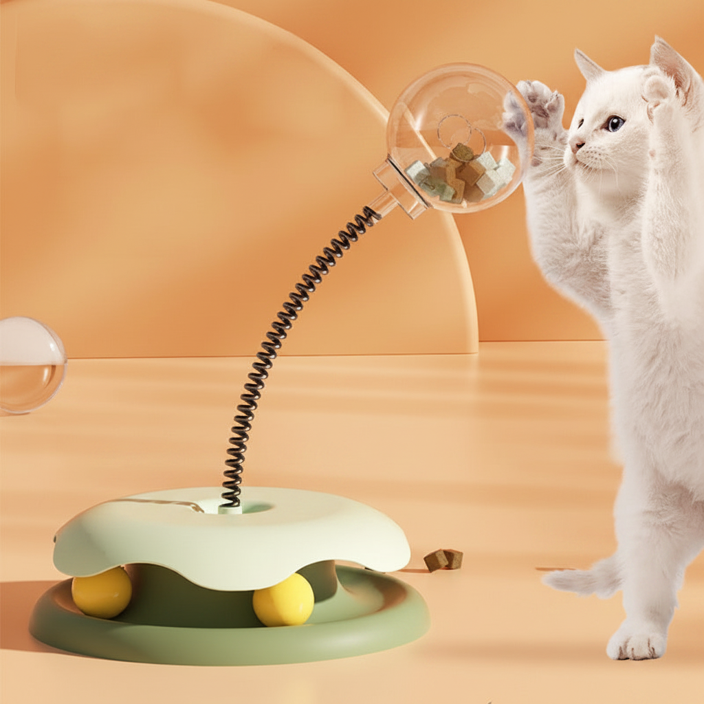 Leakage Food 2 In 1 Cat Toy