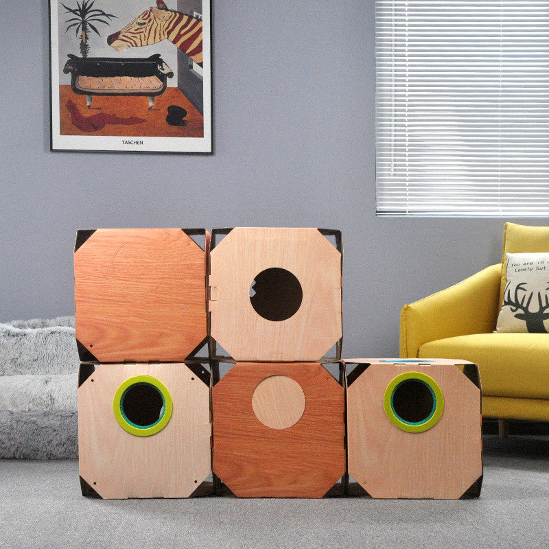 ToyTigris DIY Multipurpose Cat Hiding Box