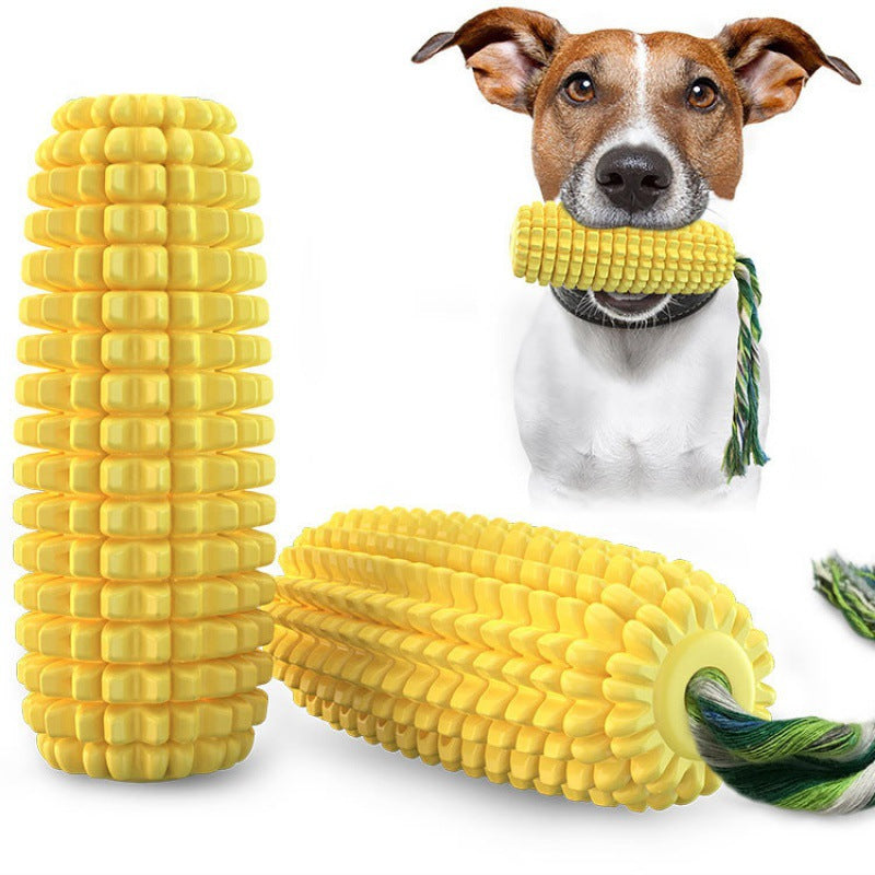 Corn Shaped Dog Chew and Dental Toy