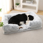 Winter Plush Dog Bed