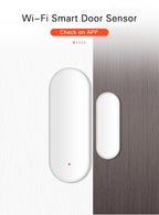 Tuya Smart WiFi Door & Window Sensor – Remote Alert, Voice Control