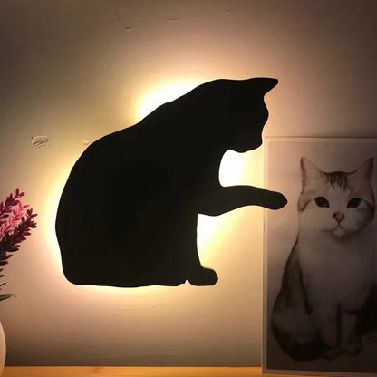 LED Cat & Dog Shadow Night Light