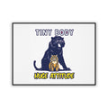Tiny Body Huge Attitude Cat Meme Pet Mat