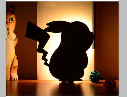 LED Cat & Dog Shadow Night Light