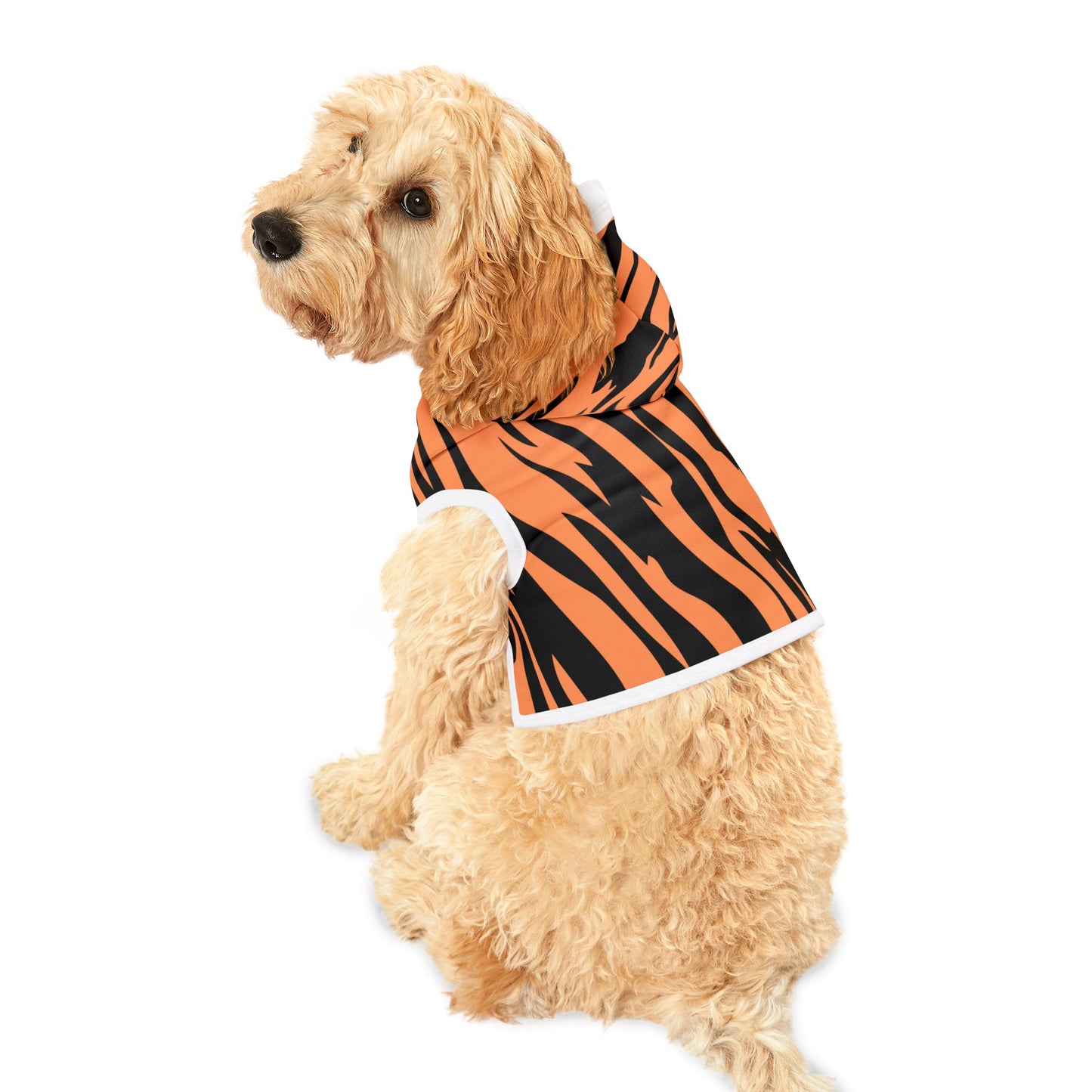 Pet Hoodie - Tiger Stripes Design