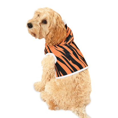 Pet Hoodie - Tiger Stripes Design