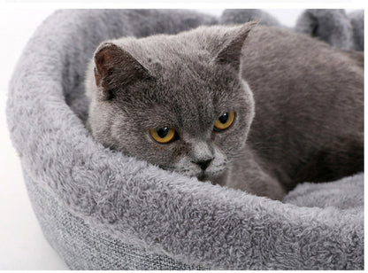 Heart-Shaped Soft Cozy Cat Bed