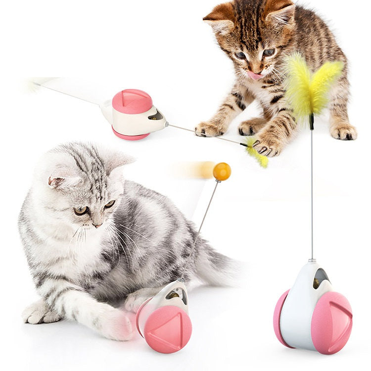 ToyTigris Balance Swinging Car Cat Toy