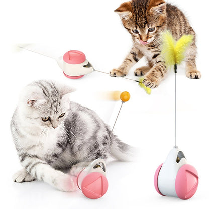 ToyTigris Balance Swinging Car Cat Toy