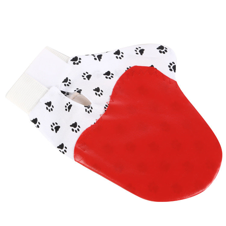 Silicone Pet Brush Glove Bath & Massage Grooming Glove for Cats and Dogs