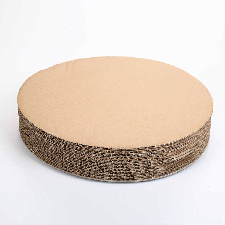 Corrugated Scratch Board Cat Toy – Durable Cat Scratcher with Bell