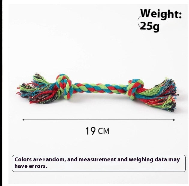 Bite-resistant cotton rope dog toy