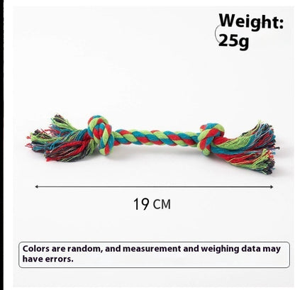 Bite-resistant cotton rope dog toy