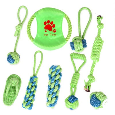 Cotton Rope Knot Dog Toy Set