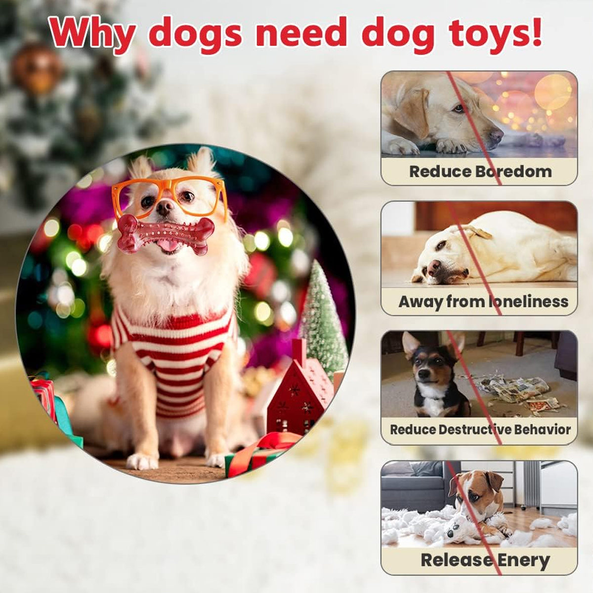 Natural Rubber Dog Bite Toy