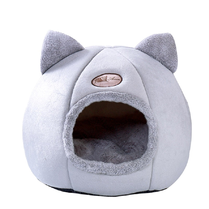 Enclosed Cat Bed For Warm Sleeping