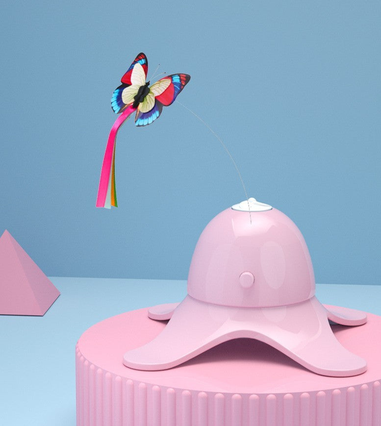 Flying Butterfly Cat Toy