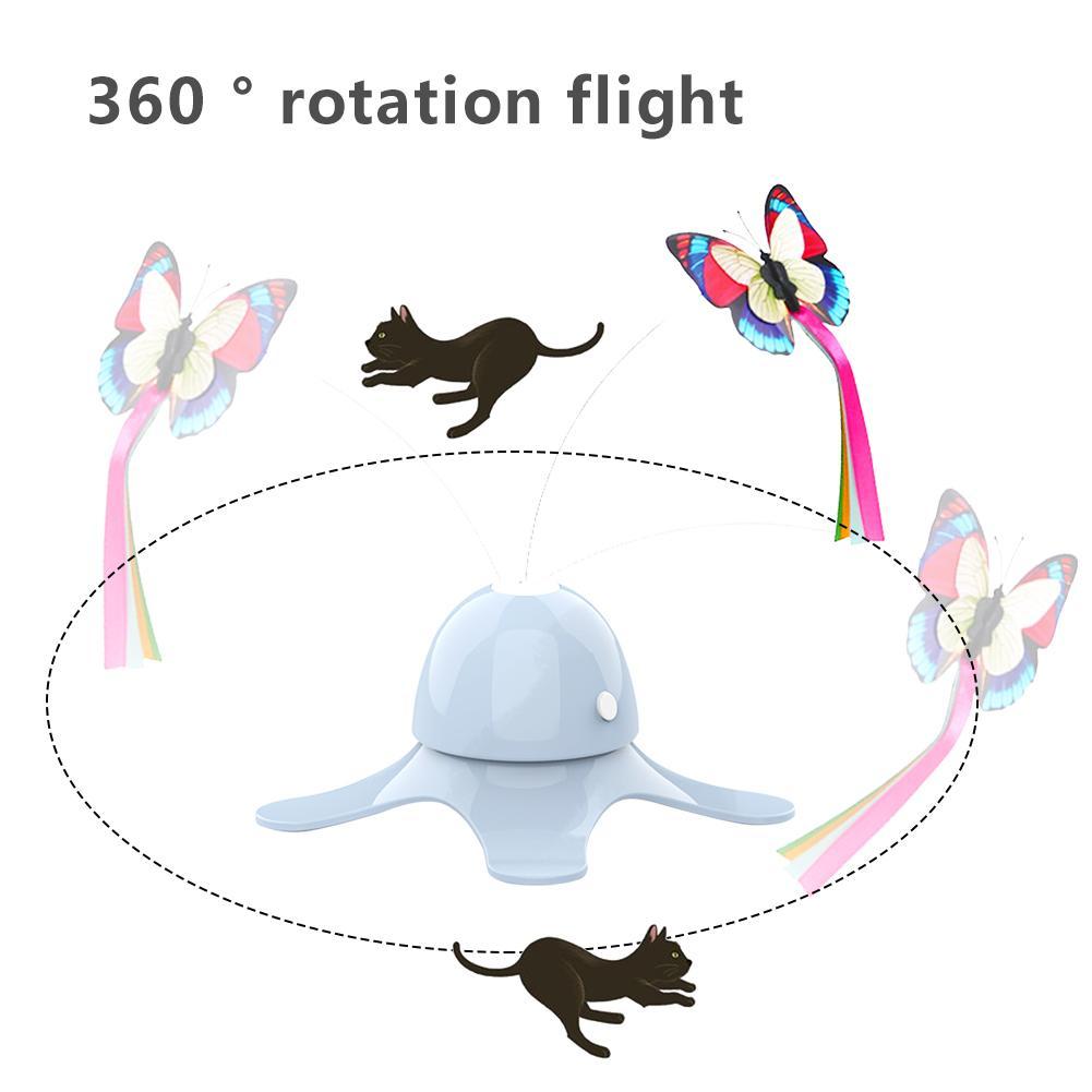 Flying Butterfly Cat Toy