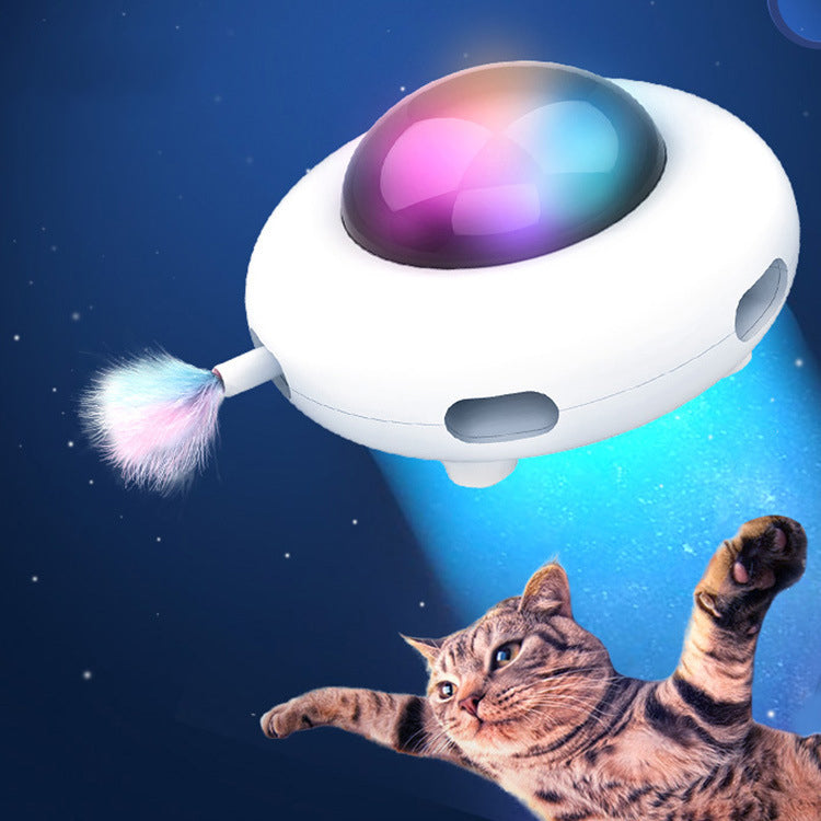 Smart Teaser Flying UFO Cat Toy