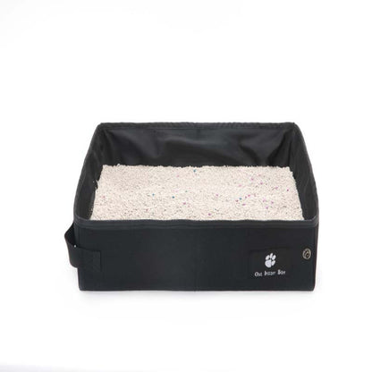 Portable Folding Cat Litter Box Waterproof Travel Pet Toilet