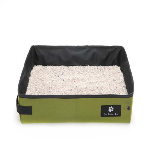 Portable Folding Cat Litter Box Waterproof Travel Pet Toilet