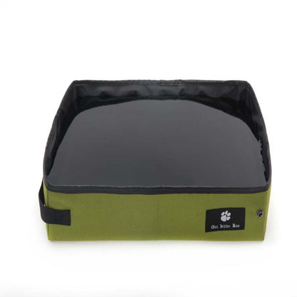 Portable Folding Cat Litter Box Waterproof Travel Pet Toilet