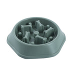 ToyTigris Bone Shape Slow Feeder Dog Bowl