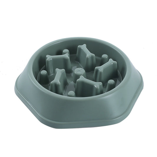 Home Style Bone Slow Feed Dog Bowl