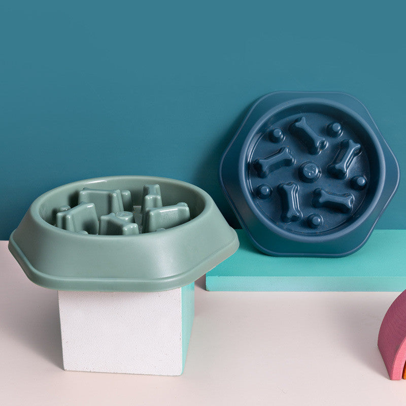 Home Style Bone Slow Feed Dog Bowl