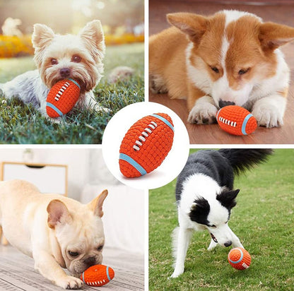 Bite-Resistant Teeth Cleaning Latex Dog Toy Ball