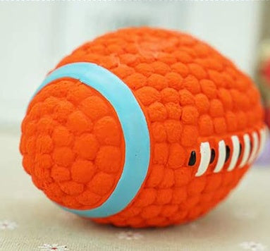 Bite-Resistant Teeth Cleaning Latex Dog Toy Ball