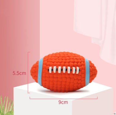 Bite-Resistant Teeth Cleaning Latex Dog Toy Ball
