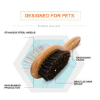 Wooden Double-sided Pet Comb