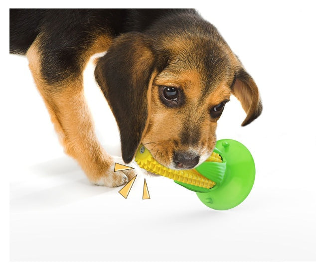 Suction Cup Sounding Corn Dog Toy