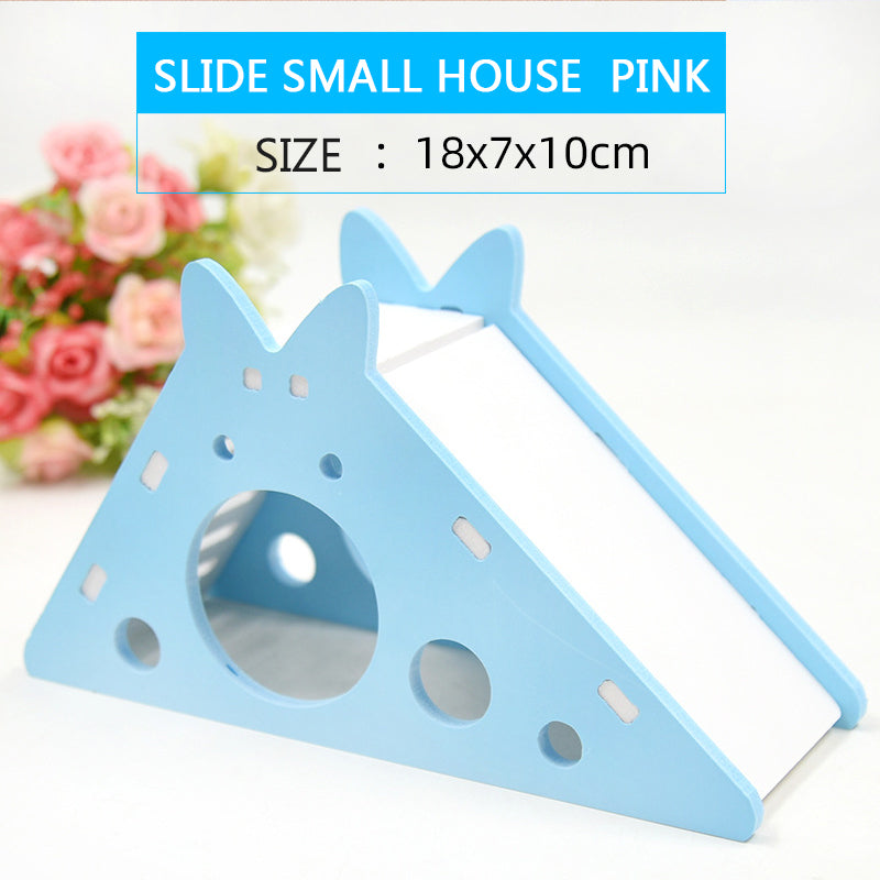 Assembly Color Hut Slide Hamster Toy