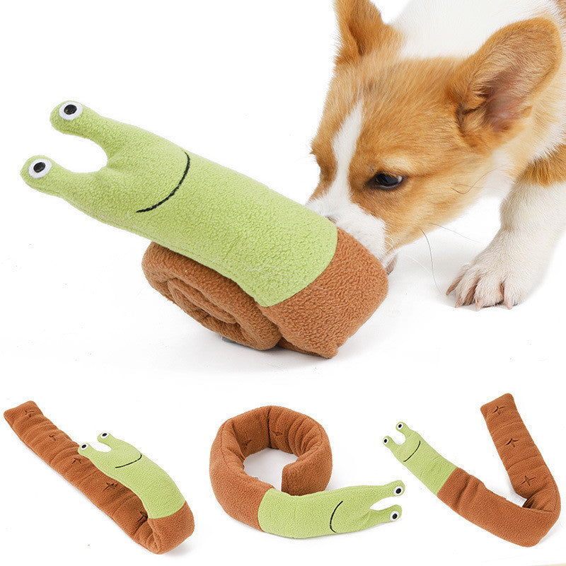 ToyTigris Snuffle Snail Puzzle Toy for Dogs