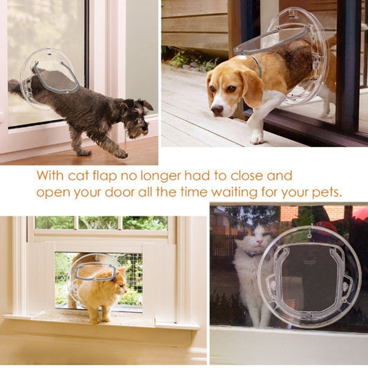 New Lockable Round Pet Door
