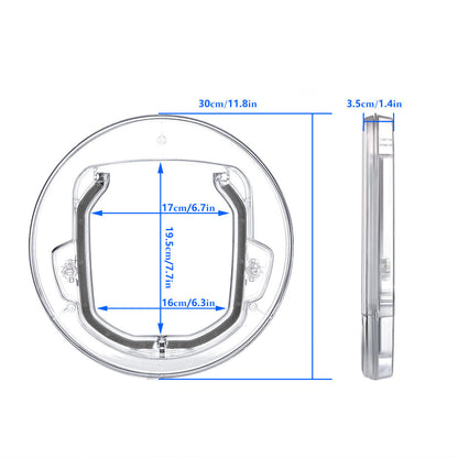 New Lockable Round Pet Door