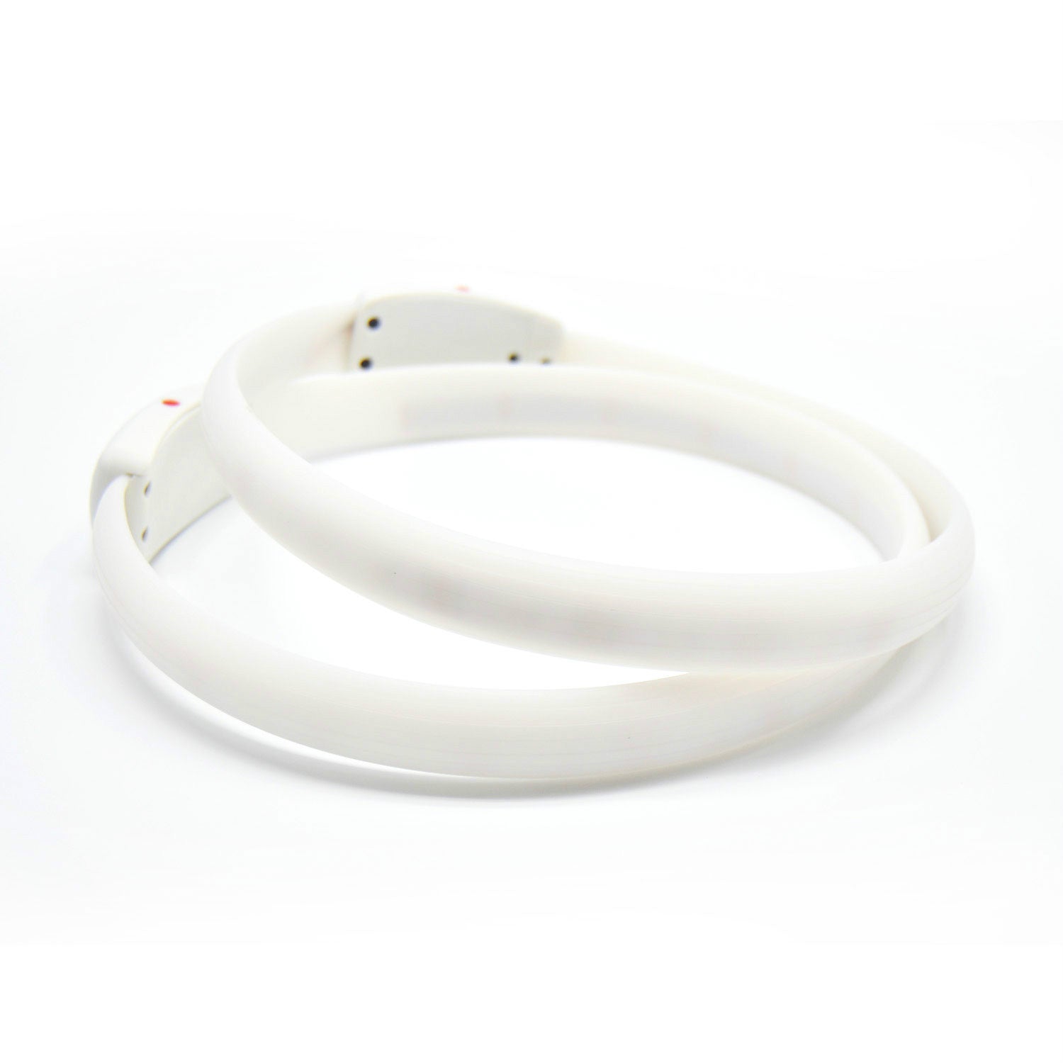 USB wiederaufladbares LED-Hundehalsband – verstellbares Silikon-Anti-Verlust-Blitzhalsband