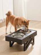 Raised Stainless Steel Dog Food Bowl