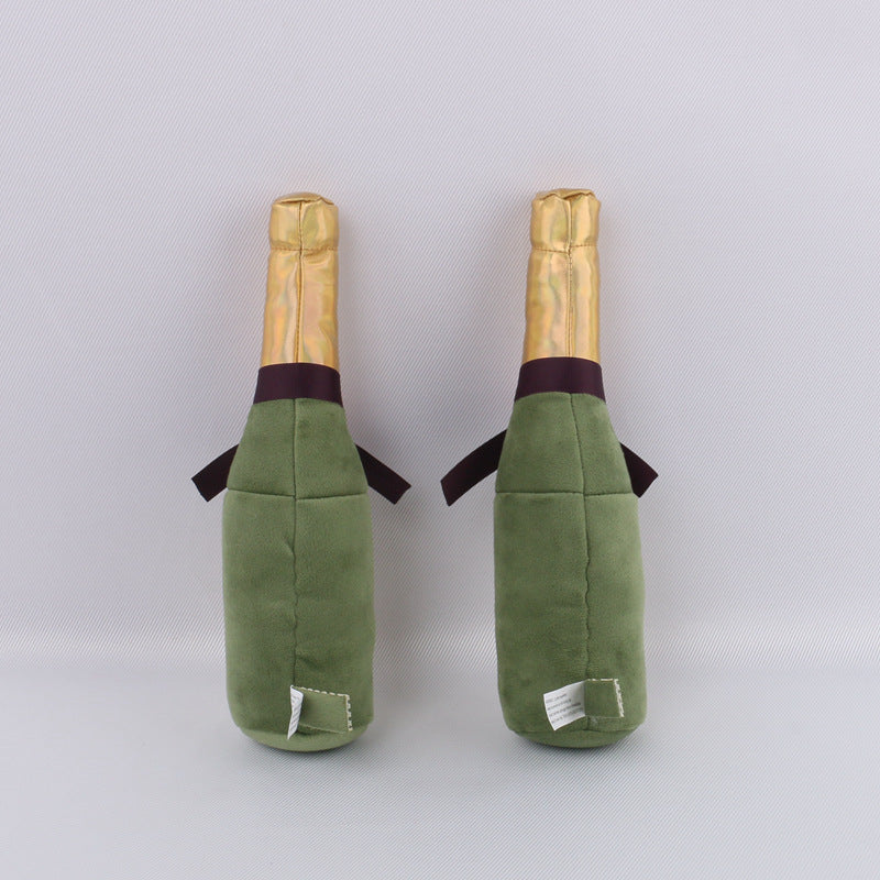 Durable Dog Chew Toy Beer Bottle Shape