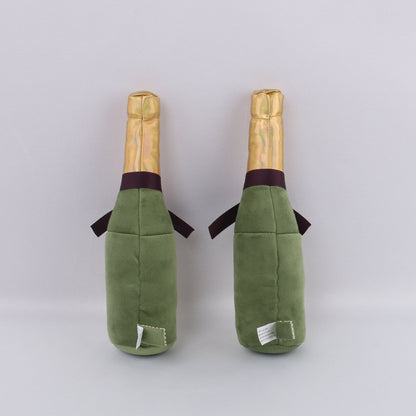 Durable Dog Chew Toy Beer Bottle Shape