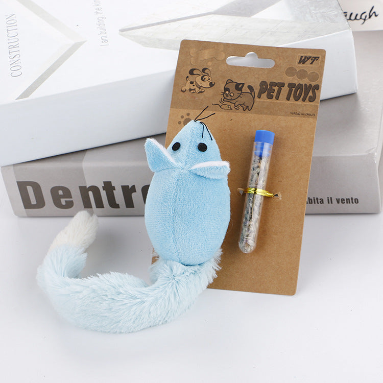 Long Tail Mouse Cat Teaser Toy