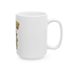 Funny Cat Mug | Humans are Just Staff, Cute Coffee Cup