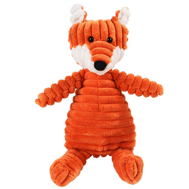 Teeth Cleaning Animal Plush Dog Toy