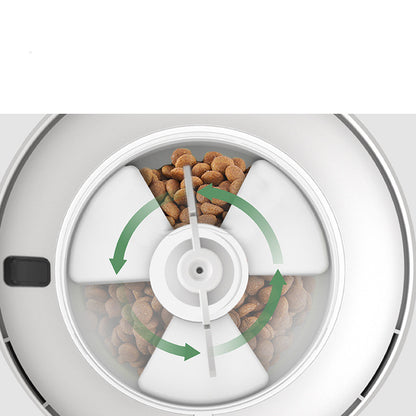 MEFU Smart Pet Feeder App-Controlled Automatic Feeding for Cats & Small Dogs