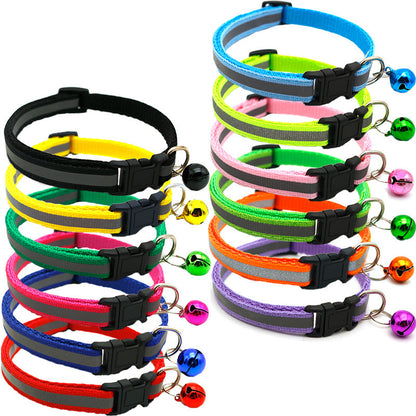Reflective Cat Collar with Bell