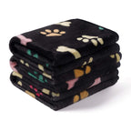 Confetti Bone Paw Print Pet Blanket
