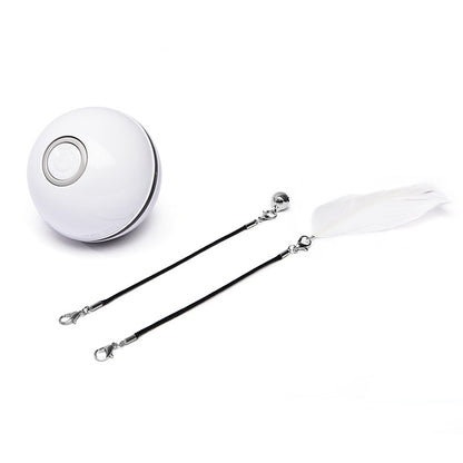 LED Laser Rolling Cat Toy Ball